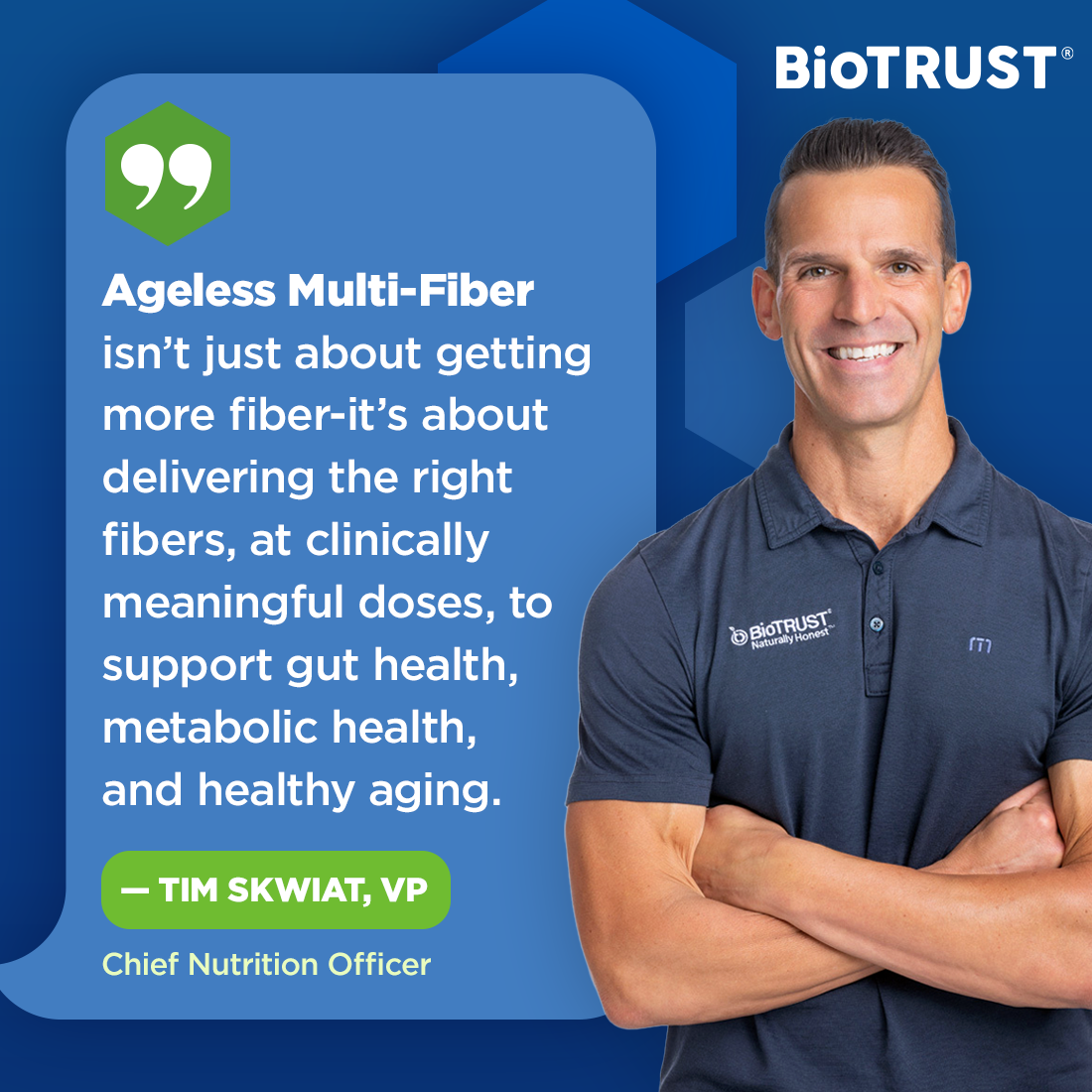 Tim Skwiat, Chief Nutrition Officer, on Ageless Multi Fiber