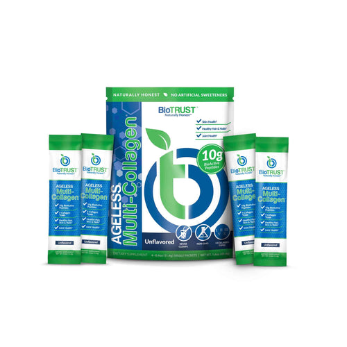 BioTRUST Ageless Multi-Collagen Unflavored Trial Stick Packs 4ct