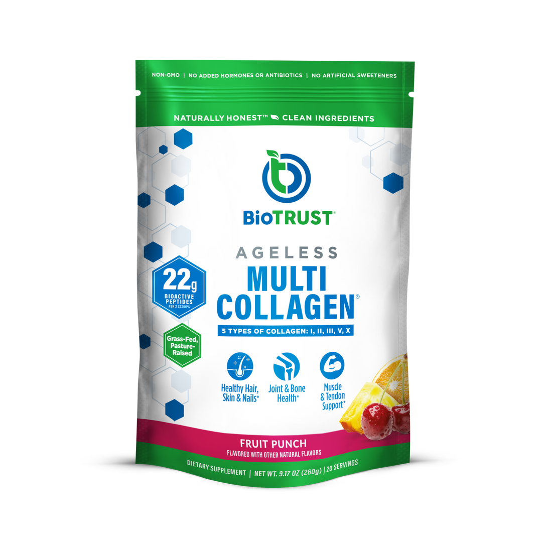 Ageless Multi-Collagen Protein Powder | BioTRUST Ageless Multi-Collagen Protein Powder | BioTRUST