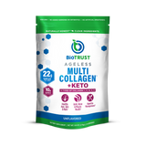 Ageless Multi-Collagen® + Keto – Premium Keto Collagen Powder