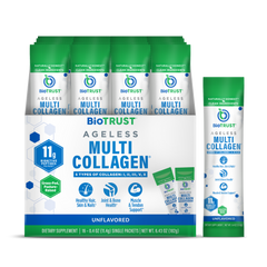 AGELESS MULTI-COLLAGEN® PROTEIN POWDER UNFLAVORED STICK PACK