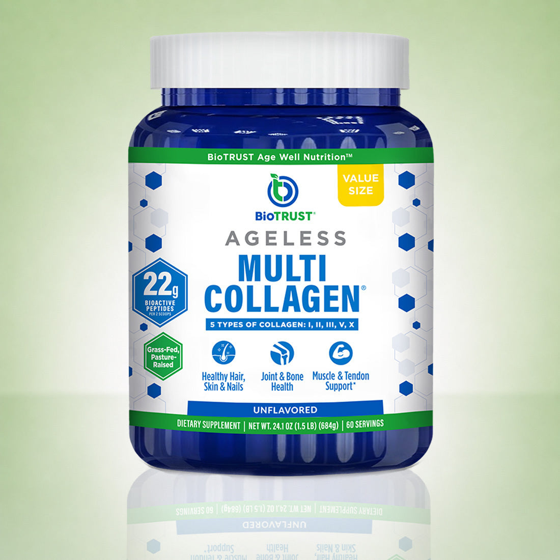 Ageless Multi Collagen® Protein Powder Tub - Image 1 of 7