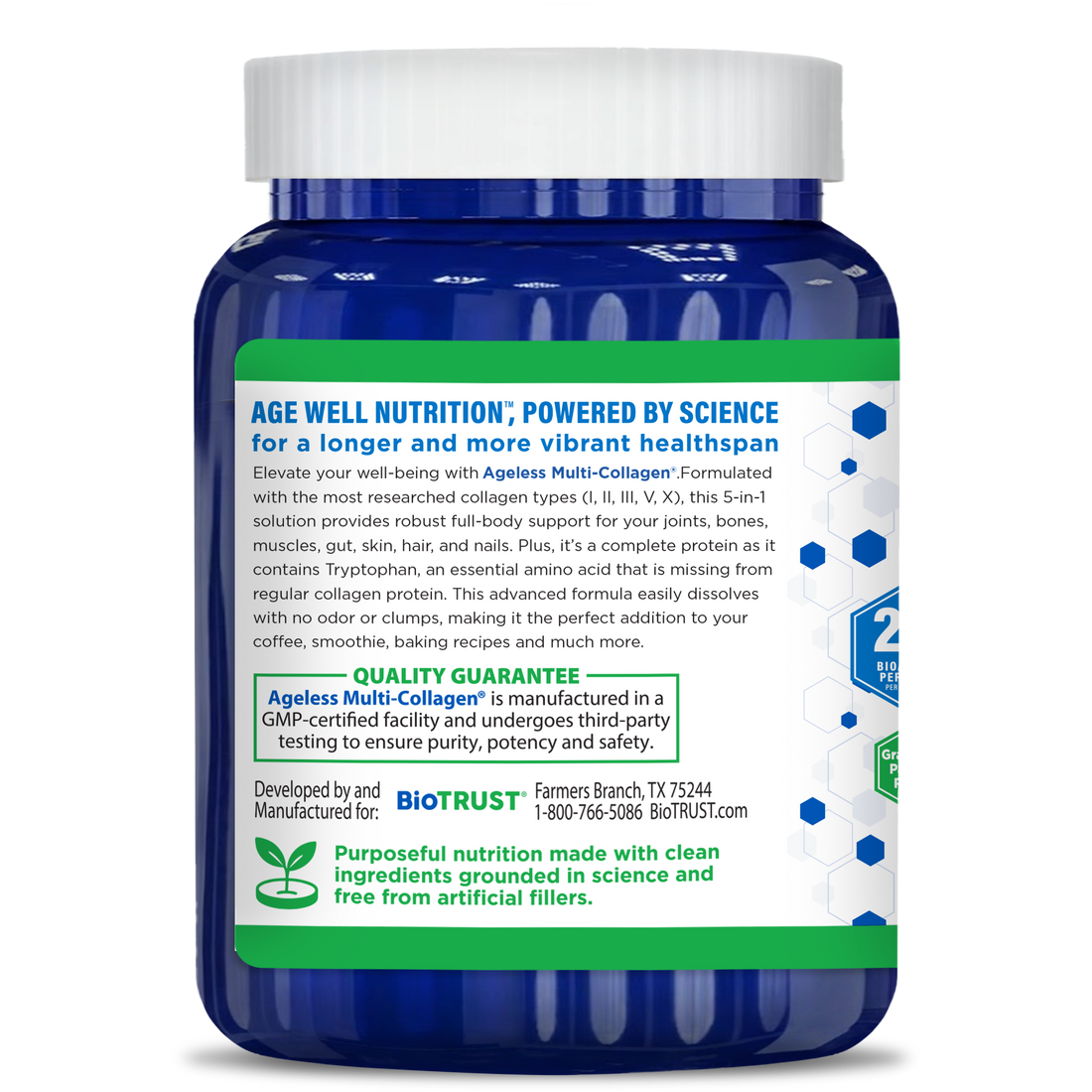 Ageless Multi Collagen® Protein Powder Tub - Image 7 of 7