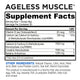 Ageless Muscle Supplement Facts