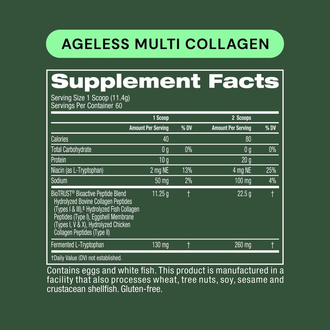 Ageless Multi Collagen® Protein Powder Tub - Image 8 of 8