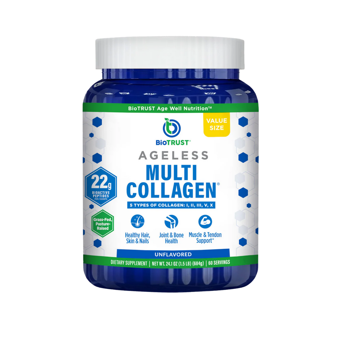 Ageless Multi Collagen® Protein Powder Tub - Image 1 of 8