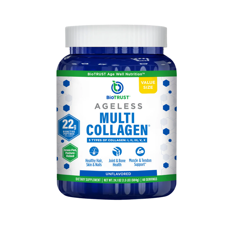 Ageless Multi Collagen® Protein Powder Tub