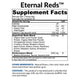 Eternal Reds Supplement Facts
