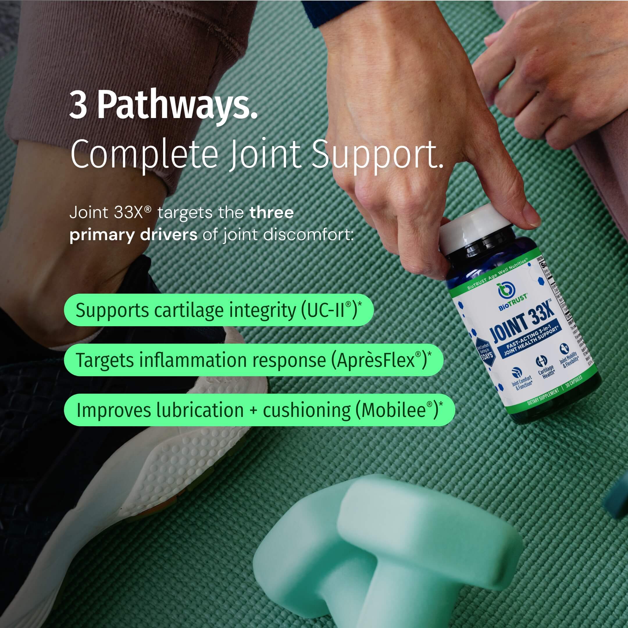Joint 33X™ — Naturally Sourced Joint Health Supplement | BioTRUST