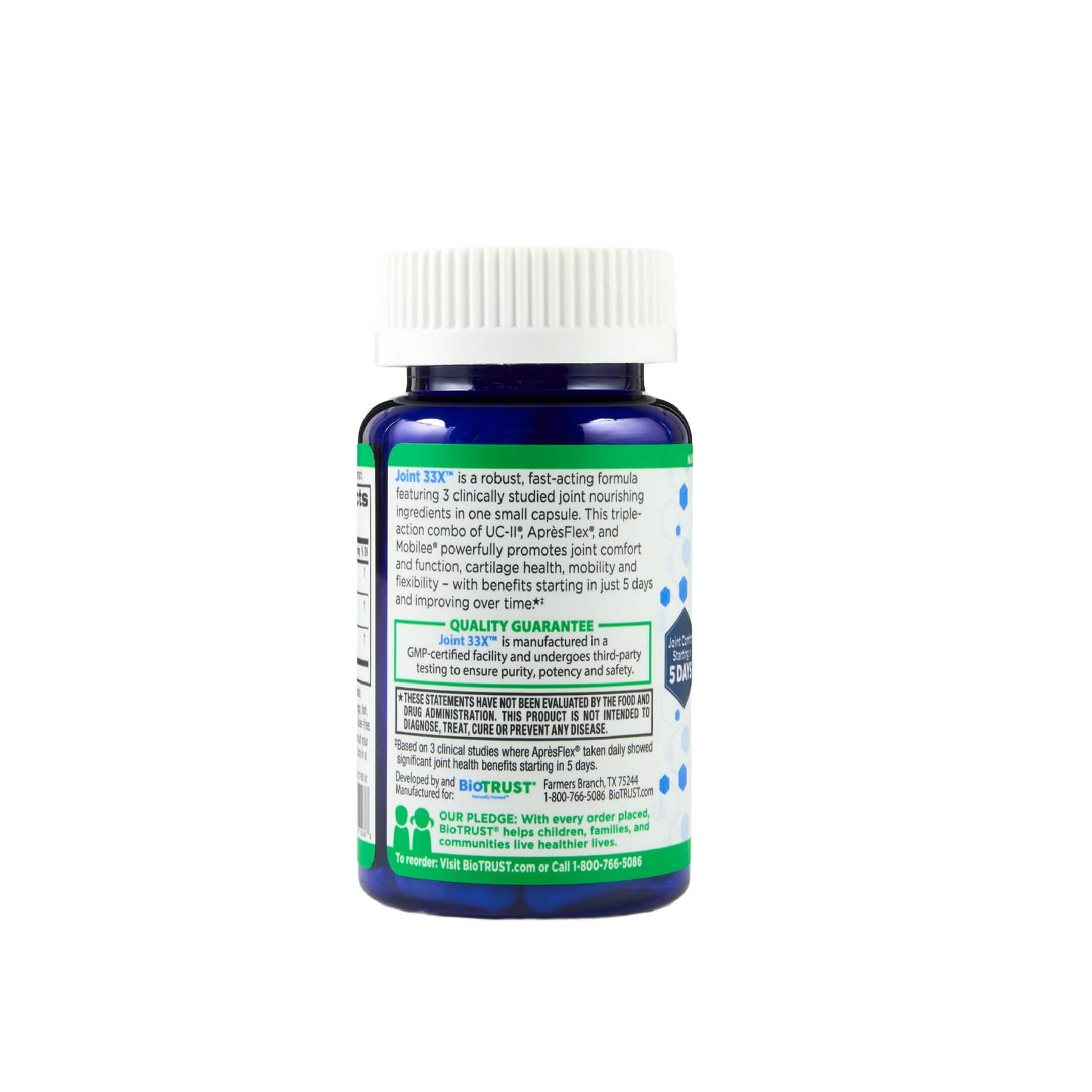 Joint 33X™ — Naturally Sourced Joint Health Supplement | BioTRUST