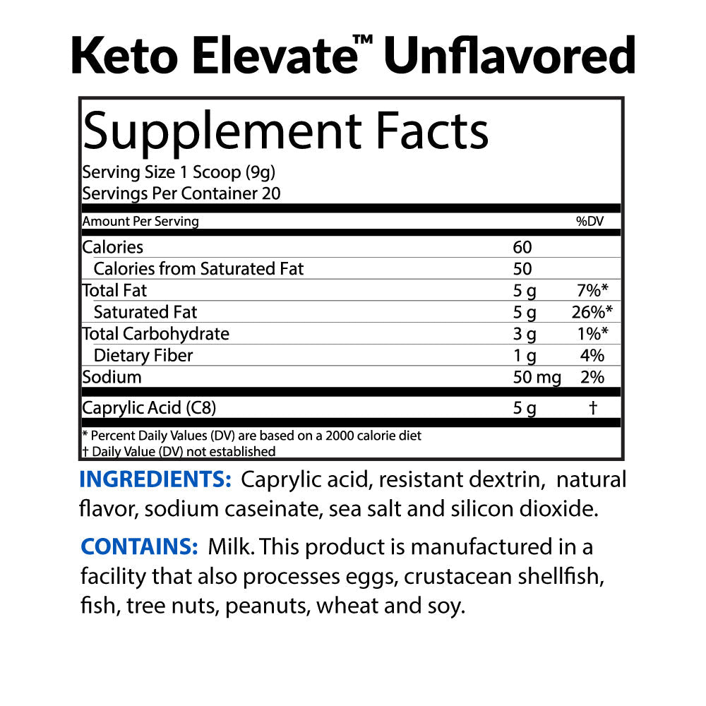 KETO ELEVATE™ C8 MCT OIL POWDER - Image 10 of 10