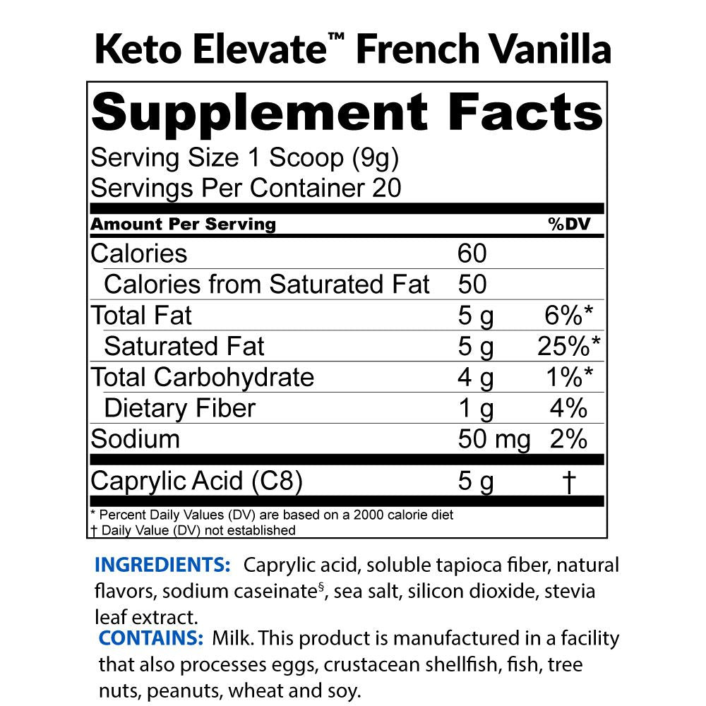 KETO ELEVATE™ C8 MCT OIL POWDER - Image 8 of 10