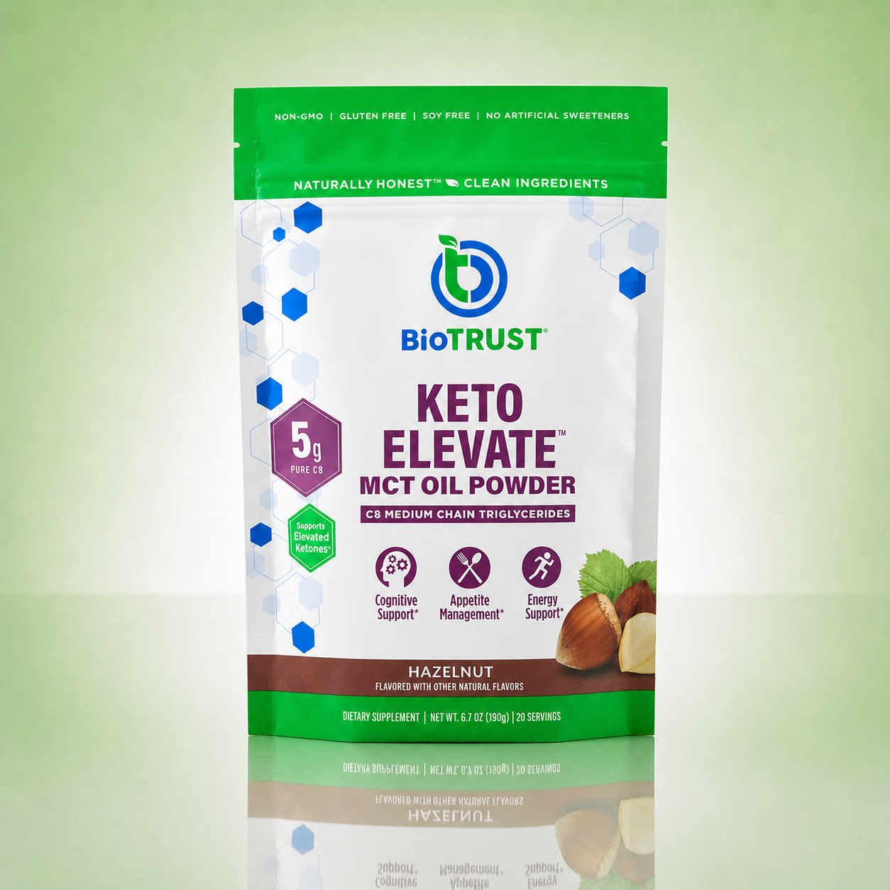 Keto Elevate™ C8 MCT Oil Powder | BioTRUST