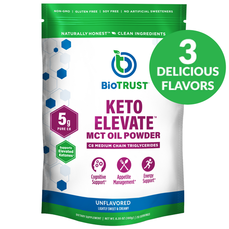 KETO ELEVATE™ C8 MCT OIL POWDER