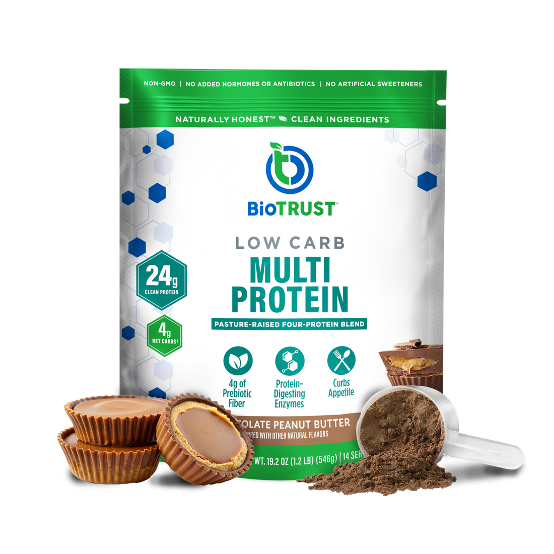 BIOTRUST® LOW CARB PROTEIN POWDER BLEND - 6 Delicious Flavors - Image 3 of 14