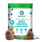 LOW CARB LITE™ PROTEIN POWDER  - GRASS-FED WHEY ISOLATE (5 Delicious Flavors) thumbnail 2