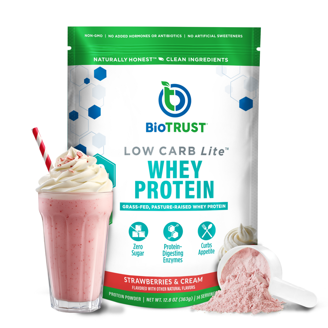LOW CARB LITE™ PROTEIN POWDER  - GRASS-FED WHEY ISOLATE (5 Delicious Flavors) - Image 5 of 11