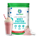 LOW CARB LITE™ PROTEIN POWDER  - GRASS-FED WHEY ISOLATE (5 Delicious Flavors) thumbnail 5