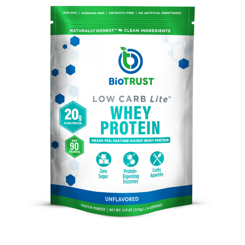 LOW CARB LITE™ PROTEIN POWDER  - UNFLAVORED GRASS-FED WHEY ISOLATE