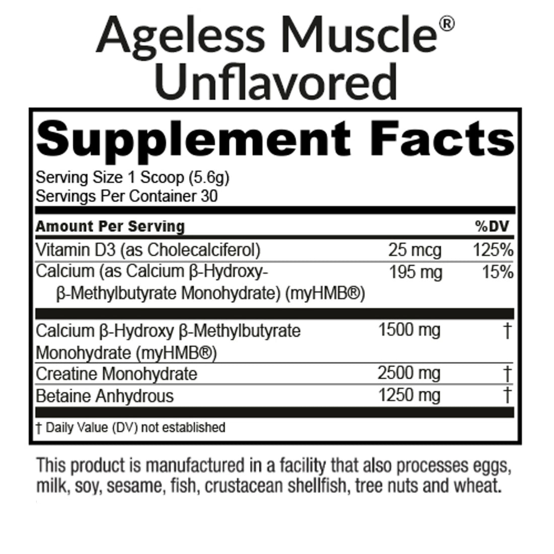 Ageless Muscle - Unflavored - Image 6 of 8