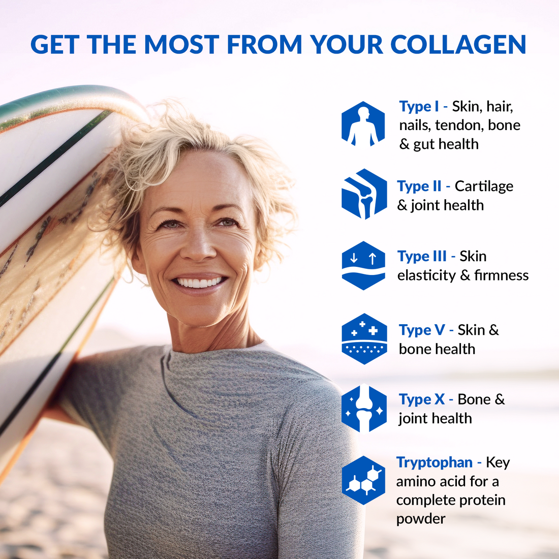 AGELESS MULTI-COLLAGEN® PROTEIN POWDER UNFLAVORED STICK PACK - Image 4 of 6