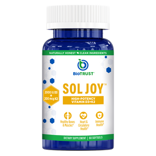 SOL JOY™ — HIGH-POTENCY VITAMIN D3 + K2 SUPPLEMENT