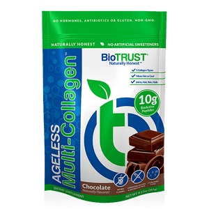 Ageless Multi-Collagen Chocolate Supplement Facts