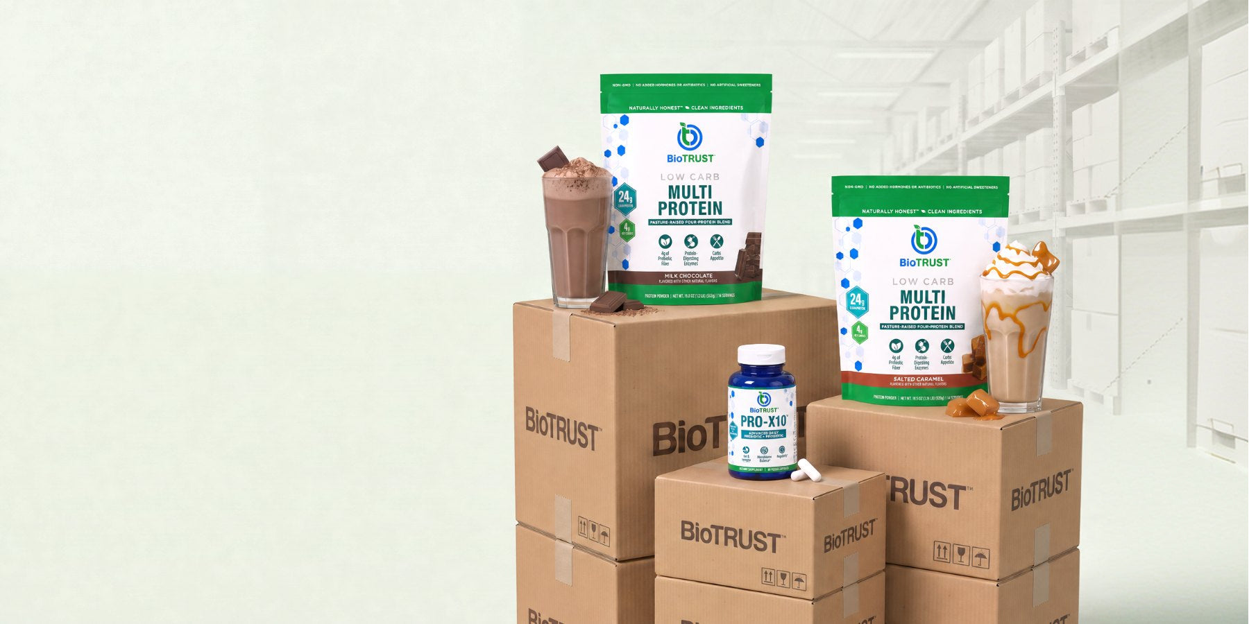 Low Carb Multi Protein, Low Carb Lite and Pro-X10