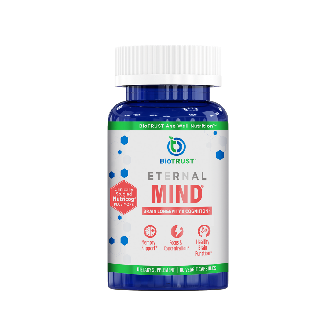 ETERNAL MIND® Brain Health Supplement for Longevity and Cognition - Image 1 of 6
