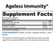 Ageless Immunity Supplement Facts