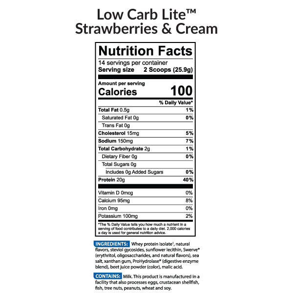 LOW CARB LITE™ PROTEIN POWDER  - GRASS-FED WHEY ISOLATE - Image 10 of 13