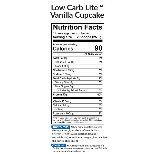 LOW CARB LITE™ PROTEIN POWDER  - GRASS-FED WHEY ISOLATE - Image 8 of 13